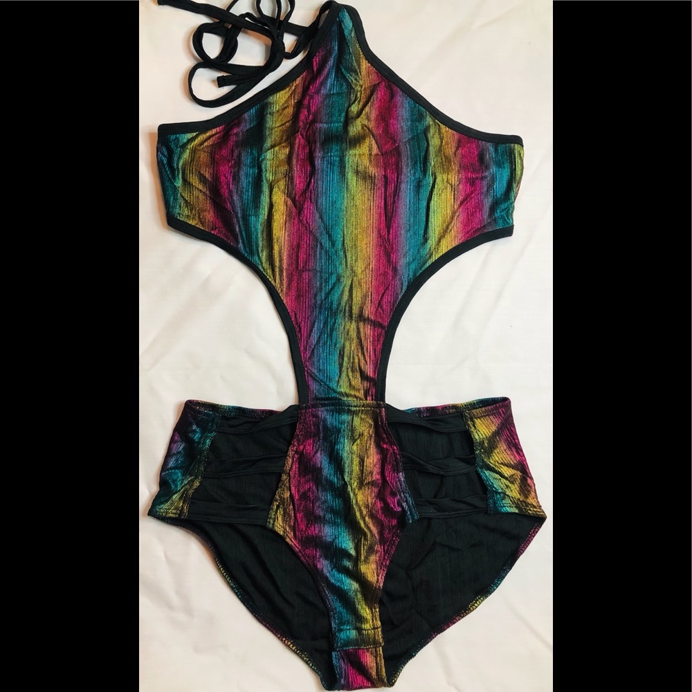 Sexy Metallic One Piece